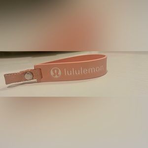 Lululemon Pink Keychain